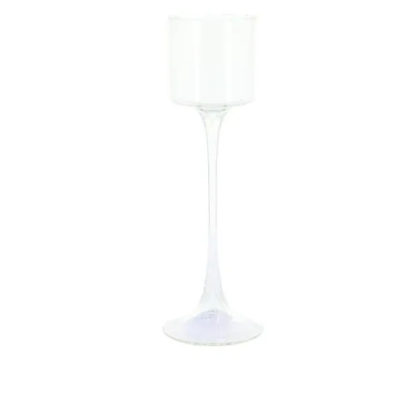 Photophore en verre - Harmonie - 7 x 26 cm