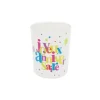 Photophore "Joyeux Anniversaire" festif - Multicolore