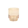 Photophore Mahault Verre Fumé Ambre Diam 7 x 8 cm