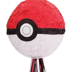 Piñata Pokeball avec Ficelles à Tirer - Pokemon Core