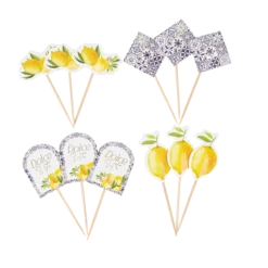 12 pics en bois - 8,5 cm - Collection Dolce Vita