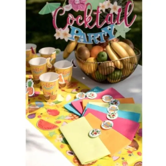 6 Pinces en Bois - Cocktail Tropical