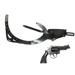 Pistolet de Policier avec holster - 23 cm