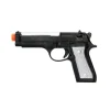 Pistolet noir - 21 cm