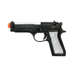 Pistolet noir - 21 cm