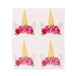 Planche de 10 stickers Licorne