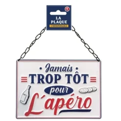 Plaque métallique
