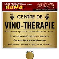 Plaque professionnelle humoristique - Modèle au Choix