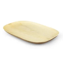 10 Plateaux en palmier biodégradables - 35 cm