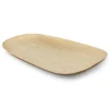 5 Plateaux en palmier biodégradables - 45 cm