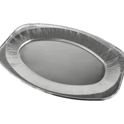 10 Plateaux Ovales en Aluminium - 43 x 29 cm