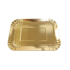 5 plateaux rectangulaires en carton - 19 x 28 cm - Couleur au choix