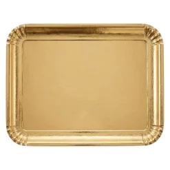 5 plateaux rectangulaires en carton - 35 x 47 cm - Couleur au choix