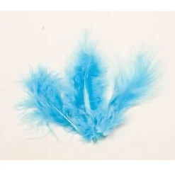 20 Plumes Décoratives - Turquoise