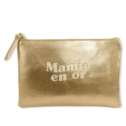 Pochette métallisée "Mamie en or" - Collection Mamie d'Amour