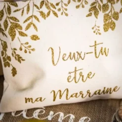 Pochette - Veux-tu être ma Marraine ? - Or