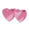 Poids Ballon Double Cœur Rose