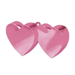 Poids Ballon Double Cœur Rose