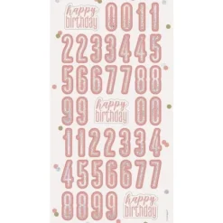 Poids à Ballons Personnalisable - Glitz Rose Gold