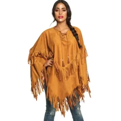 Poncho d'Indienne pour femme - Taille unique