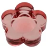 Porte-bougie en forme de fleur en verre - 7,3 x 2 cm - Pâques - Couleur au choix