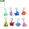 Porte-clés avec jeu de patience en forme d'animal marin - 6 cm - Modèle Aléatoire