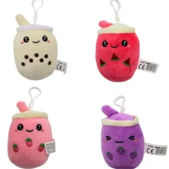 Porte-clés Bubble Cup Kawaii - 10 cm - Couleur Aléatoire