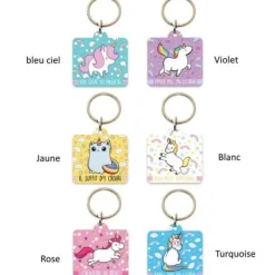 Porte-Clés Licorne - Modèle au Choix
