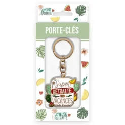 Porte-Clés " Super Retraité "