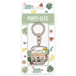 Porte-Clés " Super Retraitée "