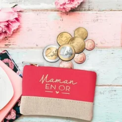 Porte-Monnaie Maman en Or