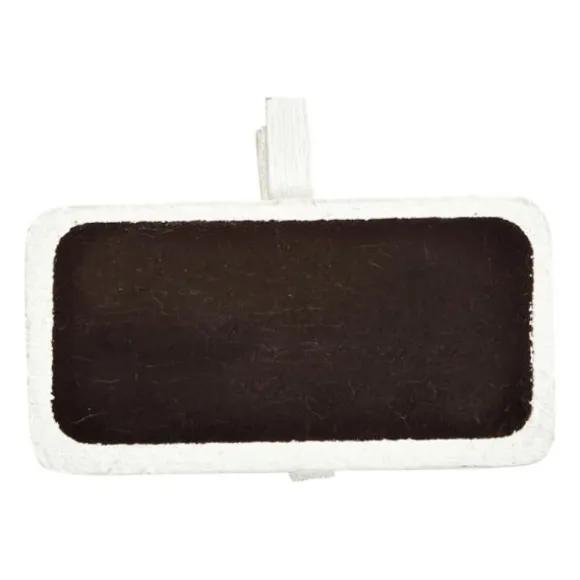 Porte-noms mini ardoises x12 - Blanc