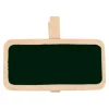 Porte-noms mini ardoises x12 - Bois naturel