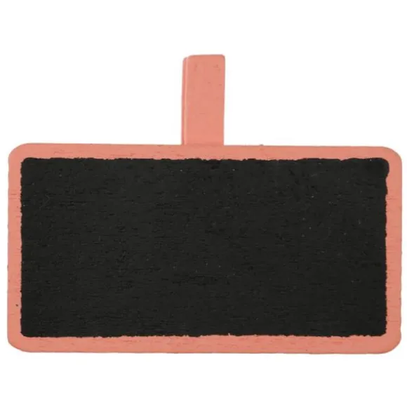 Porte-noms mini ardoises x12 - Corail
