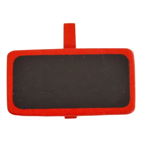 Porte-noms mini ardoises x12 - Rouge