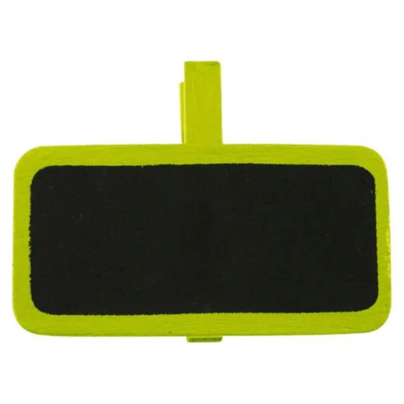 Porte-noms mini ardoises x12 - Vert anis