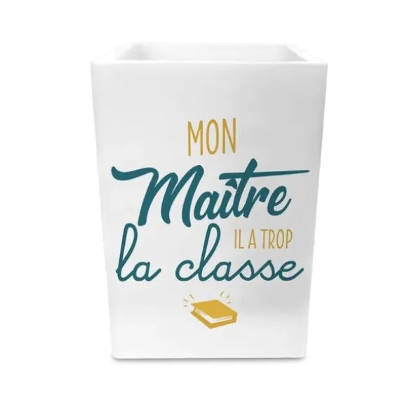 Pot à crayons - Mon Maître il a trop la classe