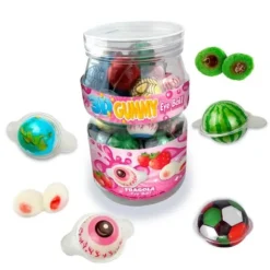 Pot de 40 boules 3D aromatisées gélifiées - 560 g
