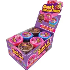 Pot de chewing-gums enroulés - Giant Bubble Rolls - TOGOLO - 50 g