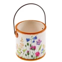 Pot en Céramique - Fleurs Sauvages