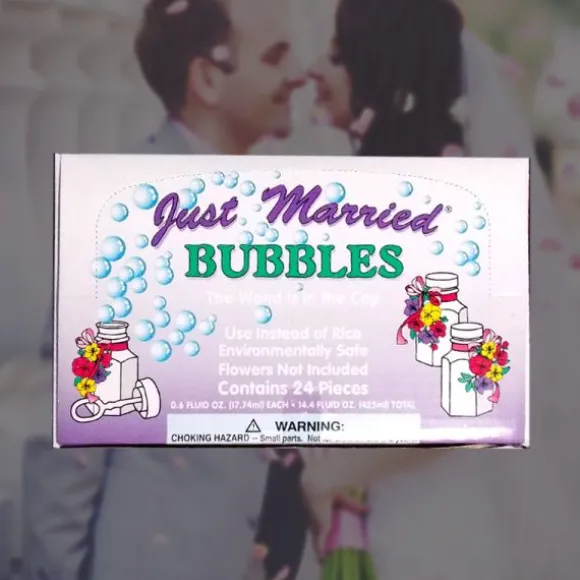 24 Pots pour Bulles de Savon pour Mariage