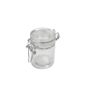 Pot transparent en verre - 4,5 x 6 cm
