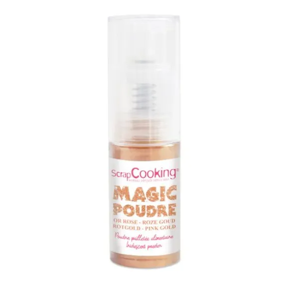 Poudre pailletée alimentaire en spray - 7 grammes - Couleur au choix