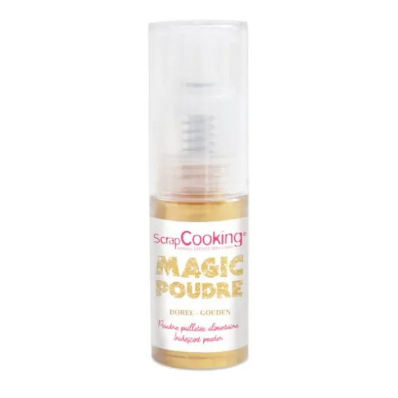 Poudre pailletée alimentaire en spray - 7 grammes - Couleur au choix