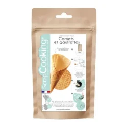 Préparation à la vanille pour gaufrettes et cornets de glace - 250 grammes