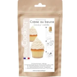 Préparation pour crème au beurre vanillée - 200 grammes