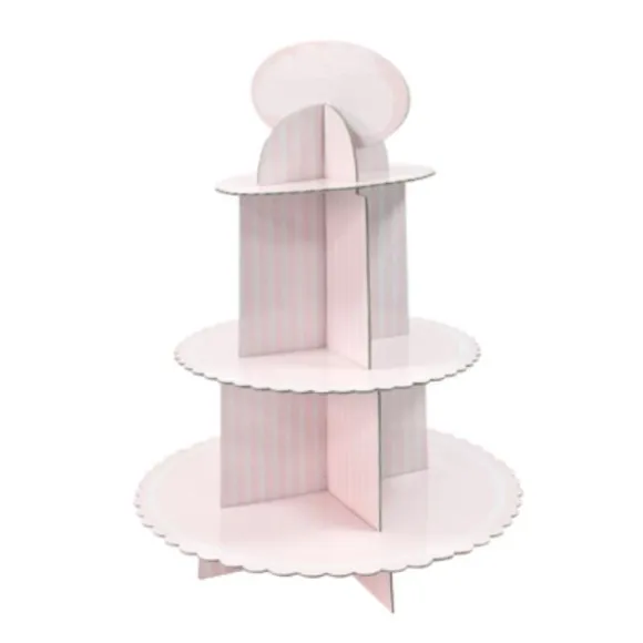 Présentoir à Cupcakes - Baby Shower - Rose