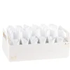 Présentoir de 24 cornets à confettis "Servez-vous" - 36 x 21 x 16 cm