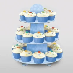 Présentoir à petits gâteaux - Bleu