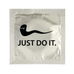 Préservatif Humoristique "Just Do It"